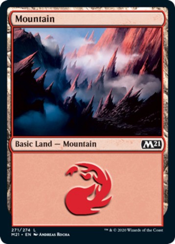 Mountain (271) Core Set 2021 Near Mint, English