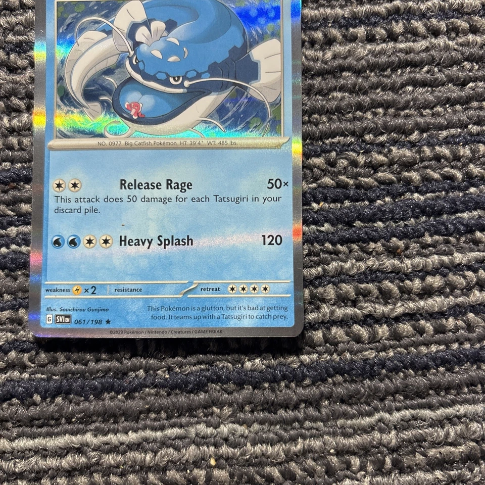 Dondozo 061/198 VERTICAL LINE HOLO EXCLUSIVE Pokemon Scarlet & Violet TCG Nm/m - Image 2 of 4