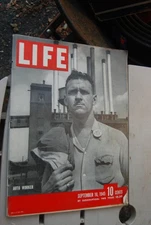 September 10, 1945 Life Magazine AUTO WORKER