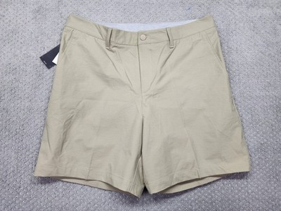 Adidas Golf Shorts Mens 32 Beige Ultimate365+ 7-Inch Stretch Pockets KE9492