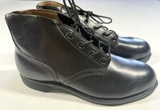 Botas Chukka De Colección Ejército de Estados Unidos Hombres 9 suelas negras Goodyear 1973 galleta militar
