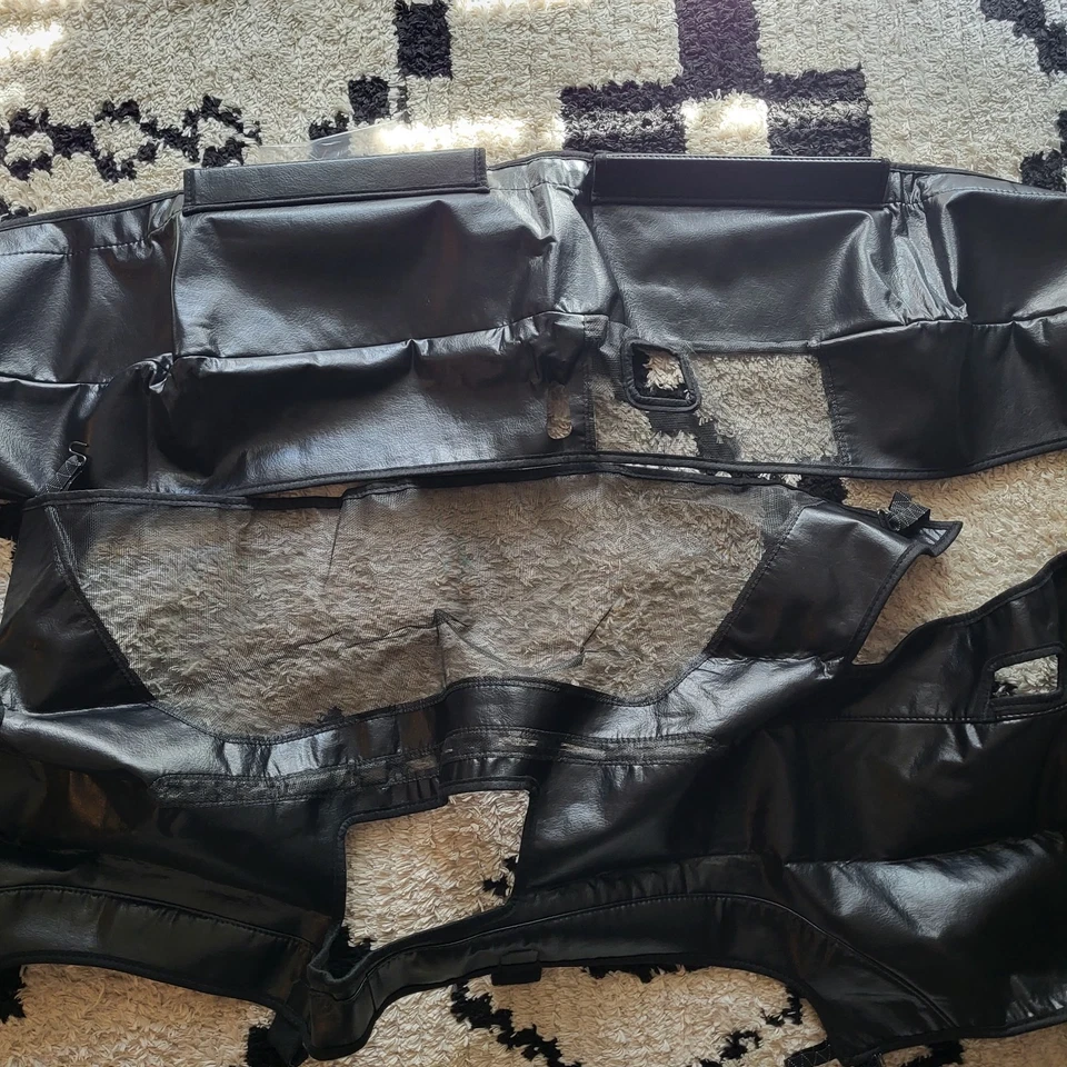 Sujetador máscara frontal Lexus Colgan 2 piezas. Se adapta a Lexus RX450H 2010-2011 Black Crush Foto 4 de 4