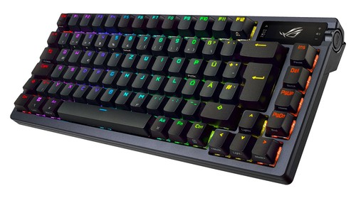 ASUS ROG Azoth 75% Gunmetal Wireless RGB Mechanical Keyboard - Brown Switch - Picture 2 of 8