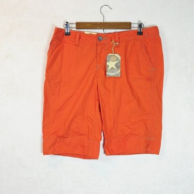 Converse All Star Women's Bermuda Shorts Orange Size 10 NWT