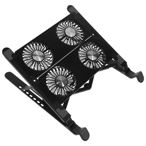 1 Set di Cuscini di Raffreddamento per Laptop, Supporto Regolabile per Laptop, Ventola,