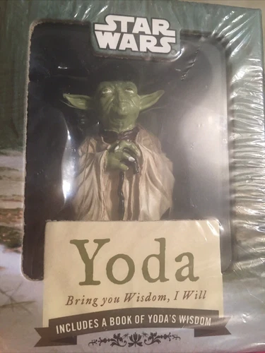 2010 STAR WARS Yoda Bring You Wisdom, I Will • WITH A BOOK OF YODA'S WISDOM
