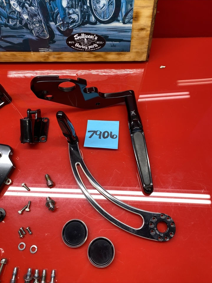 hawg halters black Harley touring forward controls bagger streetglide parts Foot - Image 2 of 4