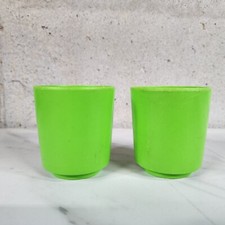 Vintage 1980s Fisher Price Fun With Food - Green Cup - 2.5 " Inch