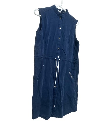 Abito donna Helly Hansen Utility con bottoni piccolo blu midi outdoor Gorpcore - Foto 15 di 21