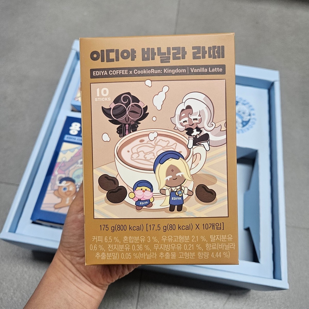 Cookie Run Kingdom X EDIYA Coffee Barista GingerBrave Mug Cup+