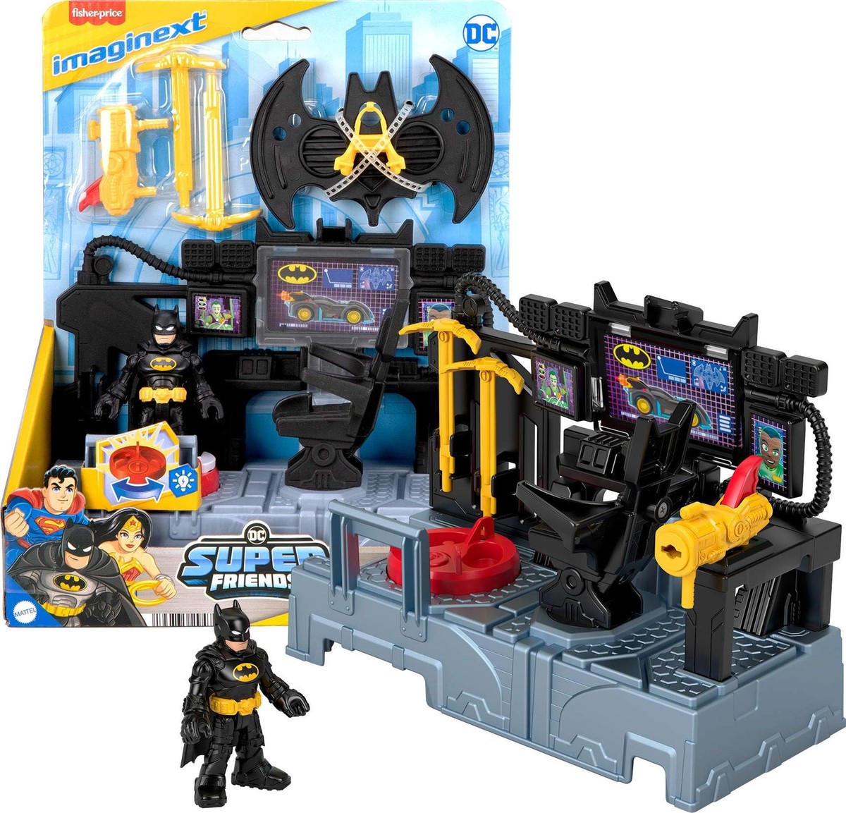Fisher-Price Imaginext DC Super Friends, Batman Toys Bat Command 