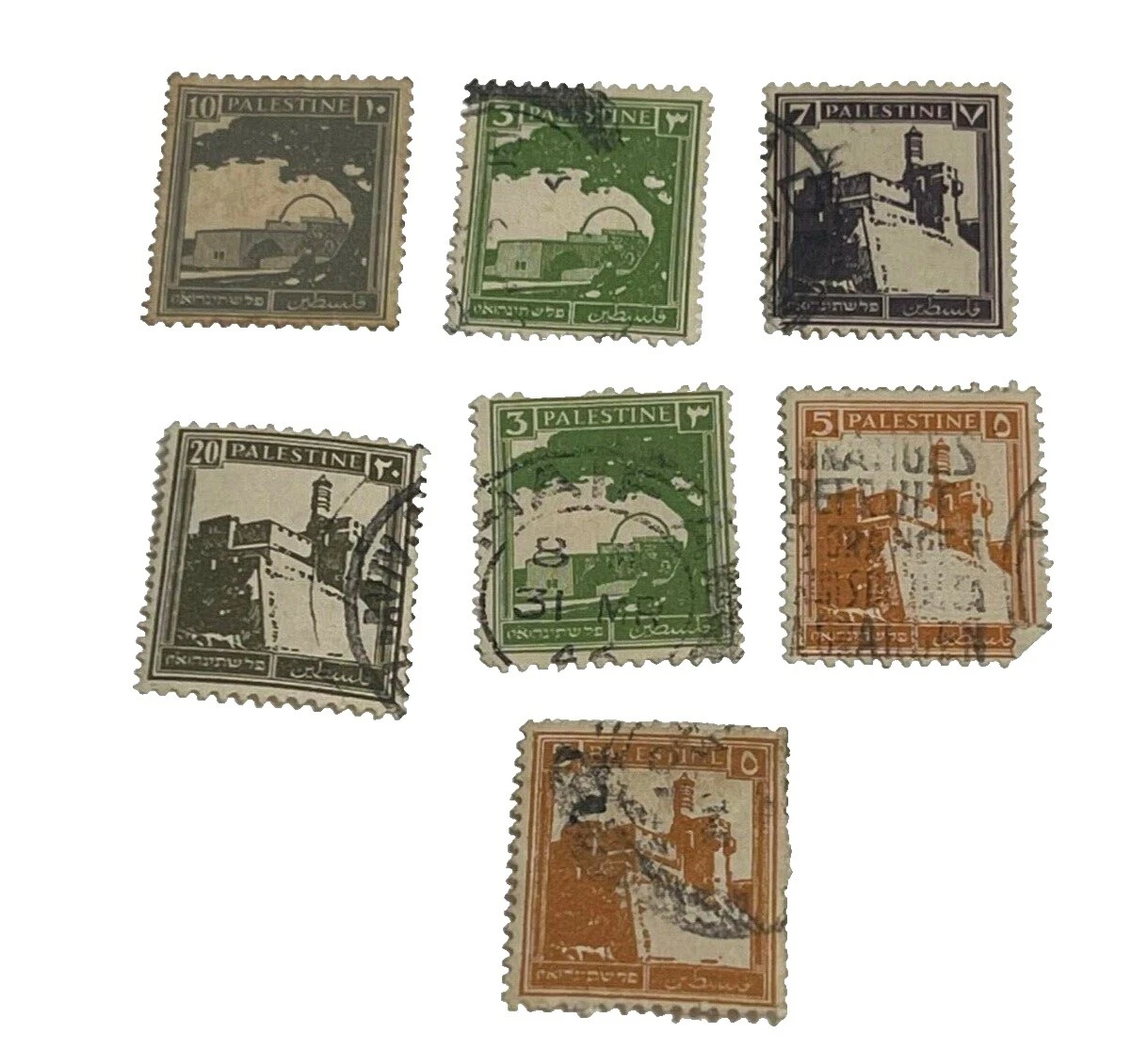 Multi-Color colonias británicas y territorios sellos de Historia Postal