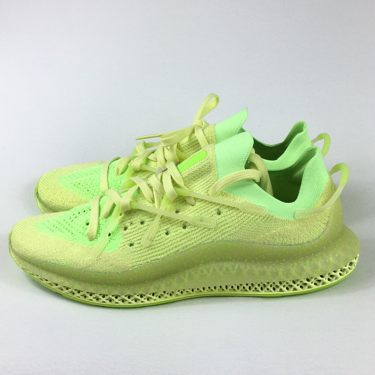 Adidas 4D Fusio Athletic Sneaker Running Shoe Volt Yellow Men's