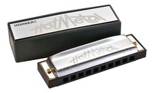 Hohner 572BX Hot Metal Harp 10-Hole Diatonic Harmonica - Key of F