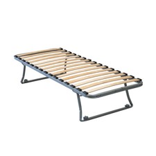 Static Caravan Single Bed Folding Legs - 6ft X 2ft 3" Caravan Bed Frame Beds