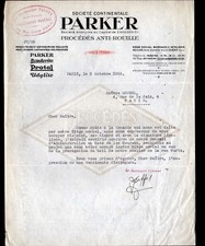 CLICHY-LA-GARENNE (92) WORKSHOP / ANTI-RUST PROCESS "PARKER" in 1935