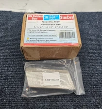 SIMCOS SCN99P: C16 Gauge Angled Finish Nails 304 Stainless Steel