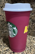 Starbucks ASU Reusable Go Cups Arizona State University Plastic Official