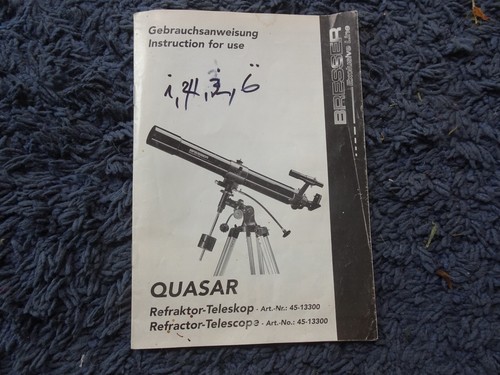 Teleskop Quasar, Linsenteleskop Bresser Exclusive Line Refractor Telescope - Bild 6 von 6