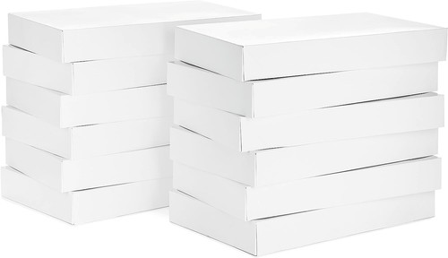 Foldable X-Large Shirt Boxes - Bulk Pack of 12 - Sweaters, Robes, Christmas - Picture 6 of 9
