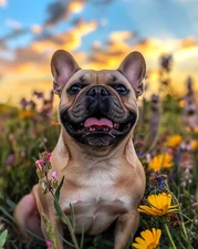 8x10 Photo Art Print -  French Bulldog Artwork Photography Dog Picture Nature