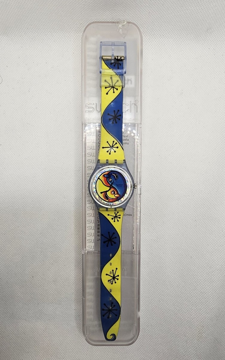 Vintage Swatch Watch 1995 Fiz N Zip GN164 Kenny Scharf | eBay Vintage Swatch Watch 1995 Fiz N Zip GN164 Kenny Scharf | eBay