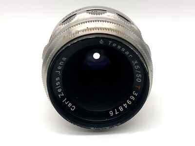Carl Zeiss 50Mm 1:3.5 Lens Tessar Q1 14 Blades Compact Red T (M42)