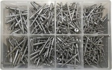 Assorted Multi Grip 3.2mm 4mm & 4.8mm Blind Dome Head Pop Rivets QTY 500