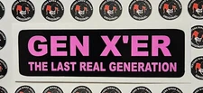 Gen Xer Last Real Generation Gen X Motorcycle Helmet Sticker Biker Helmet Decal