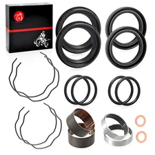 2015 - 2023 Fork Bushing Dust Oil Seals For Kawasaki EN650 Vulcan S ABS Cafe/SE