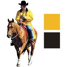 M&F Western Unisex Adult Waterproof Saddle Slicker Rain Coat Jacket