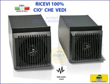 Casse per Panda 4x4 altoparlanti stereo 1987>2002 Nero 100 Watt radio kit set