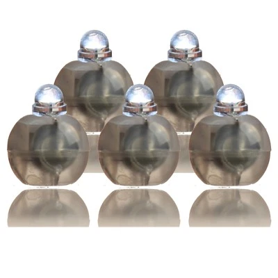 CAKE CRAFT CITY Pack of 5 LED Cake Lights battery operated with no wires