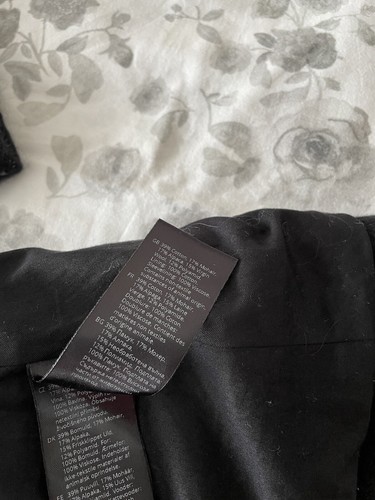 OSKA Swing Coat Jacquard Mohair/Alpaca/Wool Blend Black Dots, 4, UK 14-16 - Picture 14 of 15