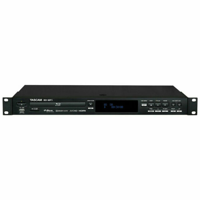 Tascam BD-MP1 Rackmount Professional-Grade Blu-Ray Player SD/USB Playback BDMP1