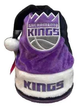 NBA Sacramento Kings Holiday Christmas Santa Hat