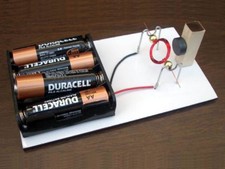 DIY SIMPLE CONVENTIONAL MOTOR KIT 15 SCIENCE FAIR PROJECT ELECTRICITY MAGNETISM