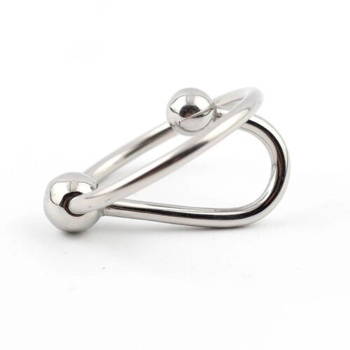 Stainless Penis Cock Rings with Urethral Sounds Ball Sperm Stopper - Bild 11 von 23