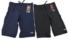 TYR Jammer Swim Shorts NWT UPF50 Blue or Black All Sizes 4-18 Youth Durafast