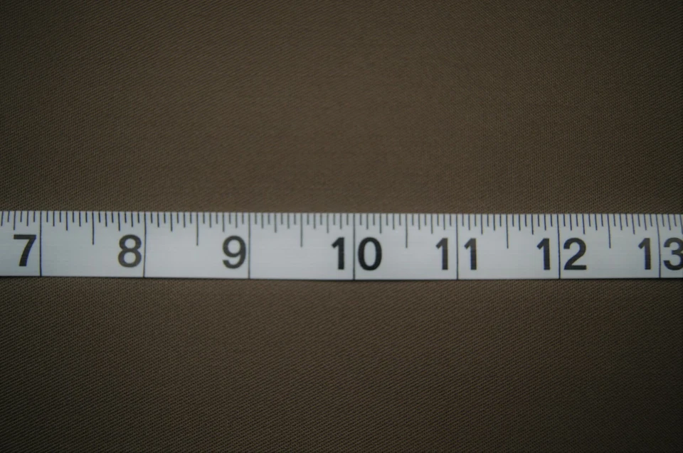 2 Yard Solid Mud Brown Rayon Fabric 74" X 60" Thin no Stretch  - Image 2 of 2