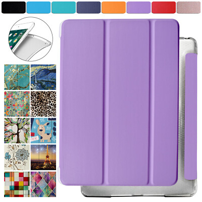 iPad Case Air 3 PRO 10.5 9.7 10.9 7.9 10.2 Honeycomb Transparent Cover Purple