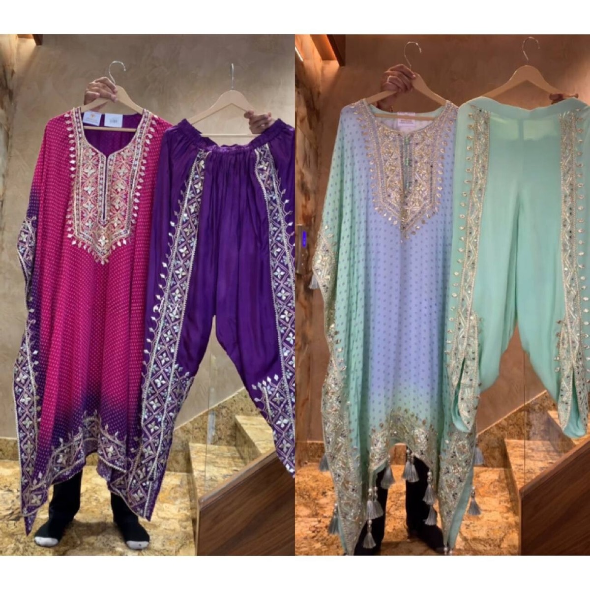 New Kaftan Punjabi Dress Pakistani Salwar Kameez Ready made