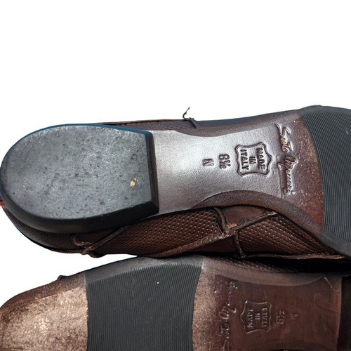 Zapatos mocasín clásicos de cuero marrón Sesto Meucci para mujer 8,5 N informales - Imagen 12 de 15