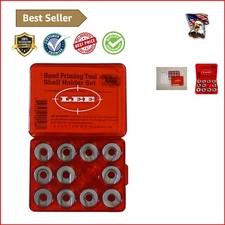 Easy-to-Use Shell Holder Set with Primer Feeders - Storage Box Included