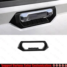 2022-24  For Toyota Tundra Bright Black Tailgate Door Handle Bowl Decor Cover 1*