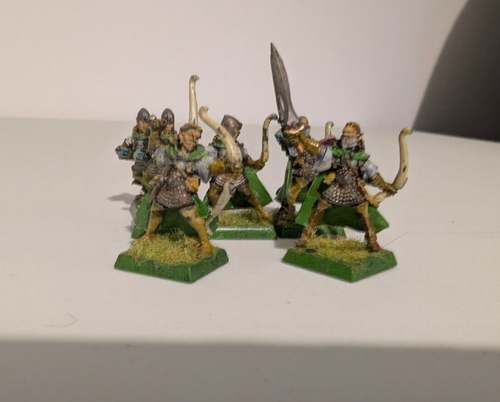 Warhammer Fantasy High Elf Shadow Warriors x 6 full metal unit