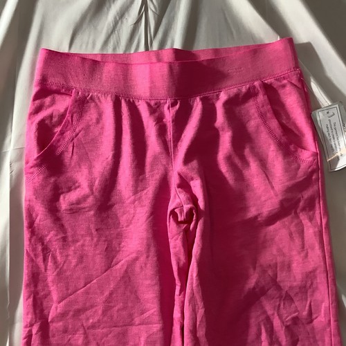 Danskin Now Jogger Pants Girls XL 14-16 Pink pull on Pockets Valentines Day NEW - Picture 2 of 4