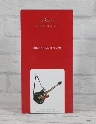 2021 Hallmark THE THRILL IS GONE Keepsake Christmas Ornament Magic, BB King, New