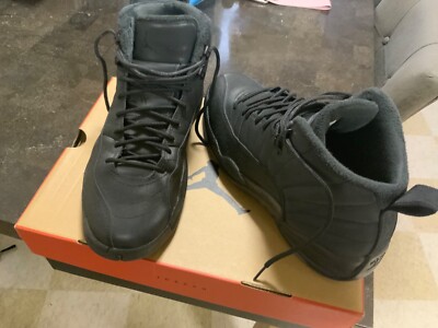 Size 10 - Air Jordan 12 Retro Winterized Triple Black | eBay display picture 2