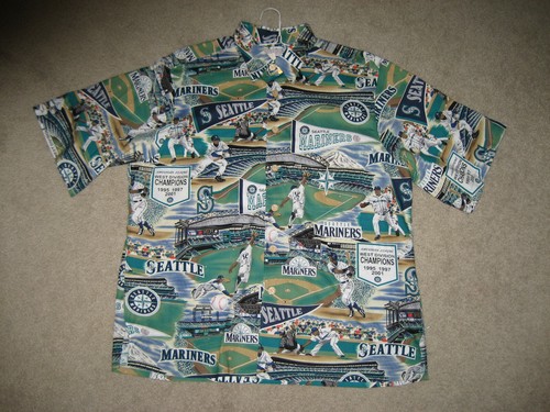 SEATTLE MARINERS HAWAIIAN SHIRT CLASSIC 